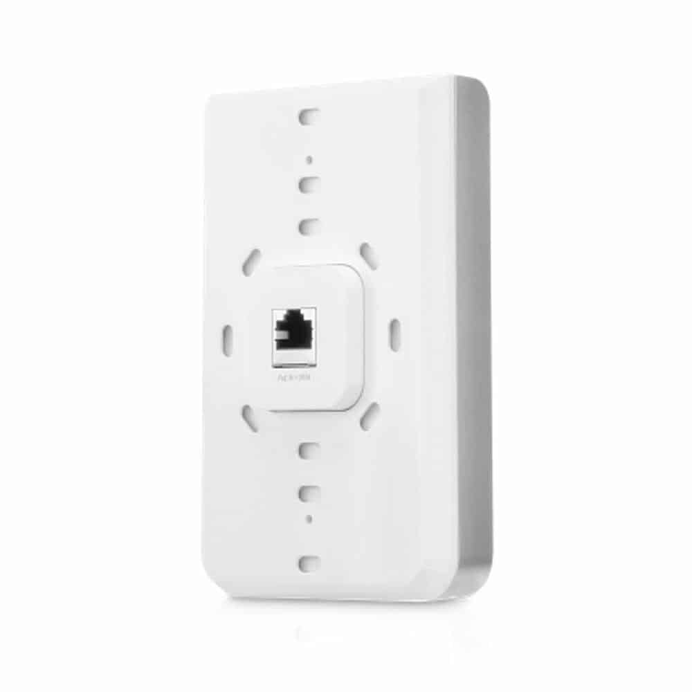 (image for) Ubiquiti UniFi HD In-Wall 802.11ac Wave 2 Wi-Fi Access Point 4 Port Ethernet Switch